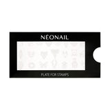 NÉONAIL Nagel Stempel Mit Schaber - Nägel Selber Machen - Nail Art Stamper - Nageldesign Für Nagel Schablone - French Nails Stempel - Silikon Nagelstempel