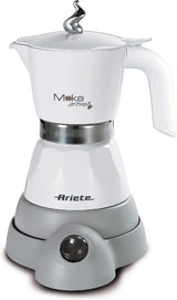 Ariete 1358 Moka Aroma, Elektrische Espressomaschine, 480 W, 2/4 Espressotassen, Schwarz