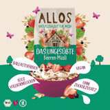 Allos, ungesüßtes Beerenmüsli, Packung 5 x 500 Gramm Cereals Naty Shop
