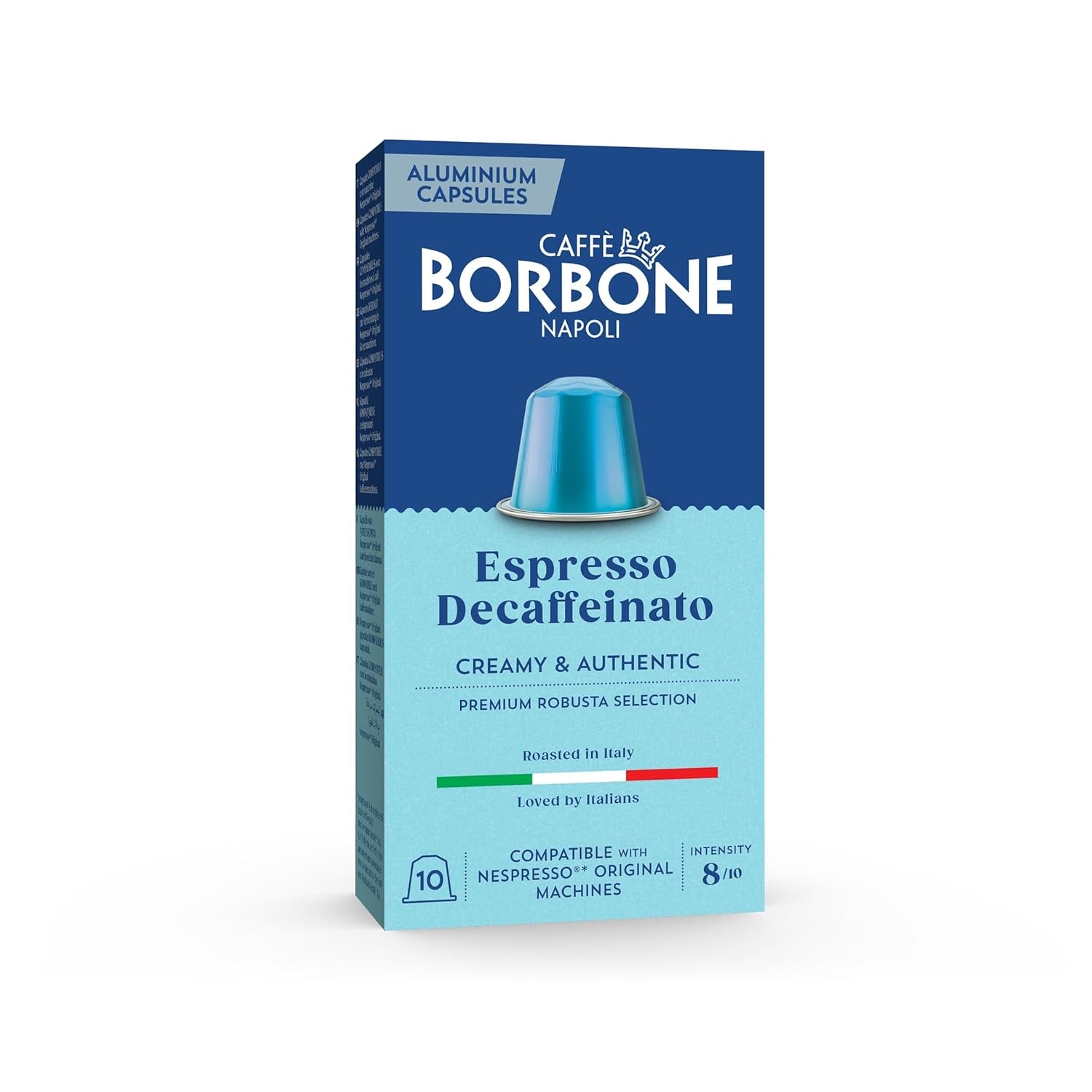Caffè Borbone Decaffeinato – 90 Kaffeekapseln – cremig & authentisch – Kompatibel mit Nespresso®* Haushalts-Espressomaschinen