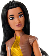 Mattel Disney Toy Raya bewegliche Puppe mit Kleidung und Accessoires, Disney-Film-inspiriertes Geschenk für Kinder HLX22