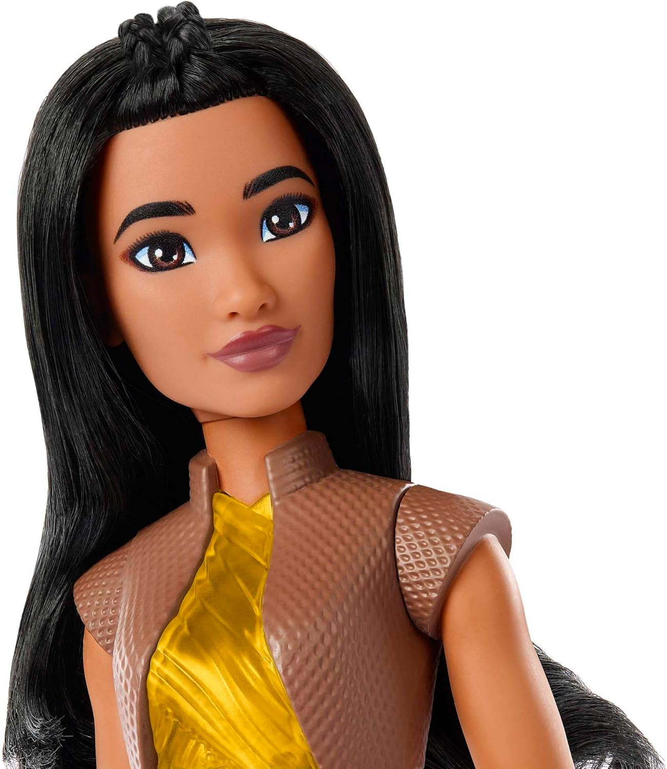 Mattel Disney Toy Raya bewegliche Puppe mit Kleidung und Accessoires, Disney-Film-inspiriertes Geschenk für Kinder HLX22