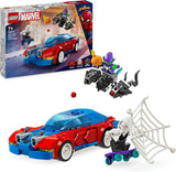 LEGO Marvel Spider-Man-Rennwagen und Venom Green Goblin, Spidey-Rollenspielspielzeug mit Superheldenfiguren und baubarem Auto, Geschenk für Kinder, Jungen und Mädchen ab 7 Jahren. 76279 Bausets. Beuche den LEGO-Store Single