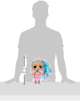 LOL. Überraschung! Big Baby Hair Hair Hair – SPLASH QUEEN – 27,94 cm große Puppe mit 14 Überraschungen, Accessoires zum Teilen und echten Haaren – Für Kinder und Sammler ab 4 Jahren