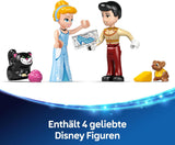 LEGO® Disney Prinzessinnen-Schloss Aschenputtel und Pferdekutsche, Set für Mädchen ab 6 Jahren, fantastisches Spielzeug mit Mini-Puppen Prinzessin Aschenputtel und Prinz Charming, Geschenkidee für Disney-Fans 43275 Bausets Beuche den LEGO-Store