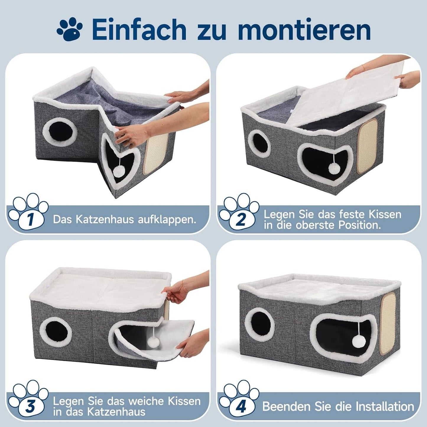 Decken und Möbel, Haustiere, Höhlen und Häuser, Katzen, Betten für Katzen, Katzenbetten, Matratzen