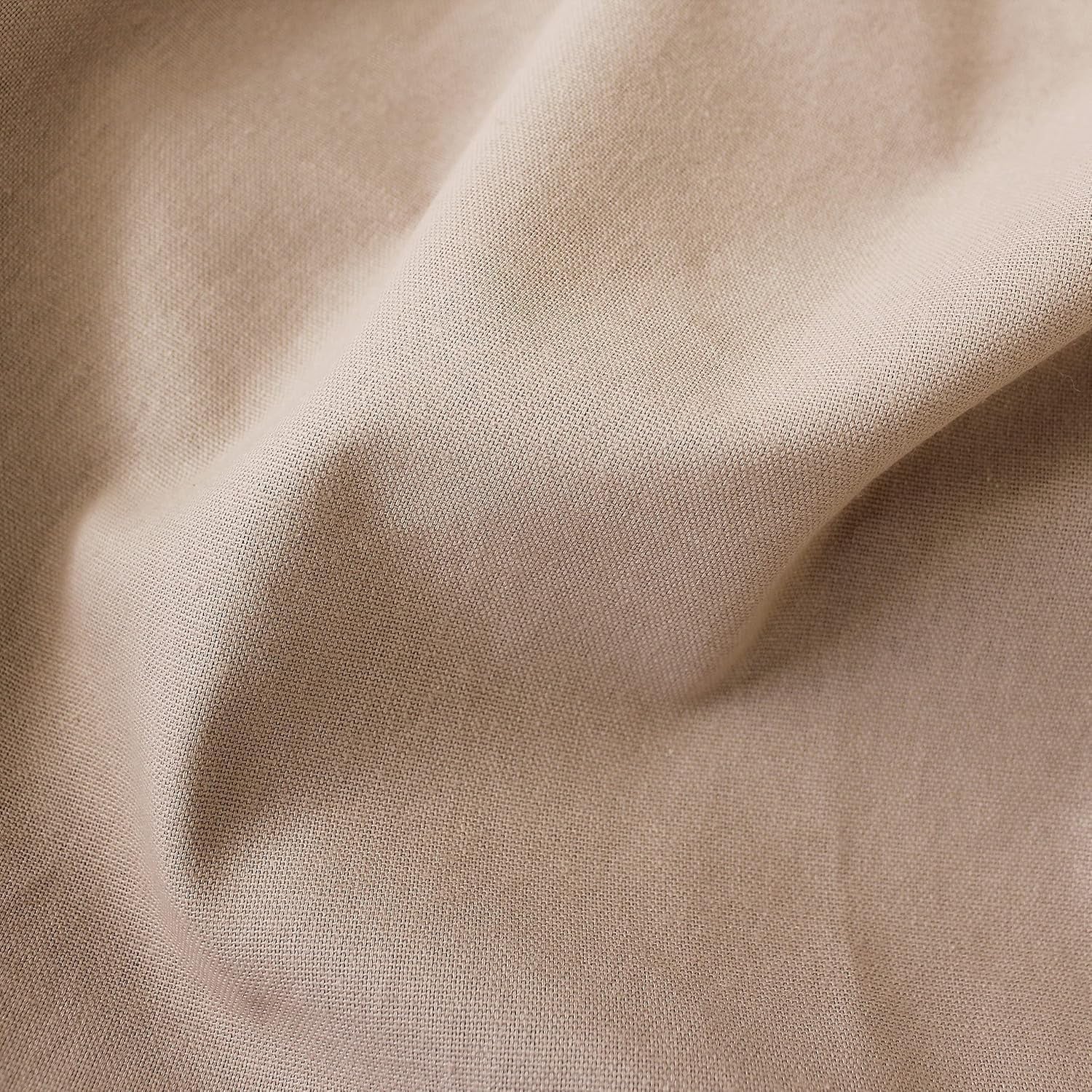 Decke „Enjoy Home“, Beige, Natur, mit 4 Jutebommeln, 90 x 190 cm, 100 % Baumwolle, Öko-Tex-zertifiziert, Panama-Kollektion, Naty Shop Decken und Steppdecken