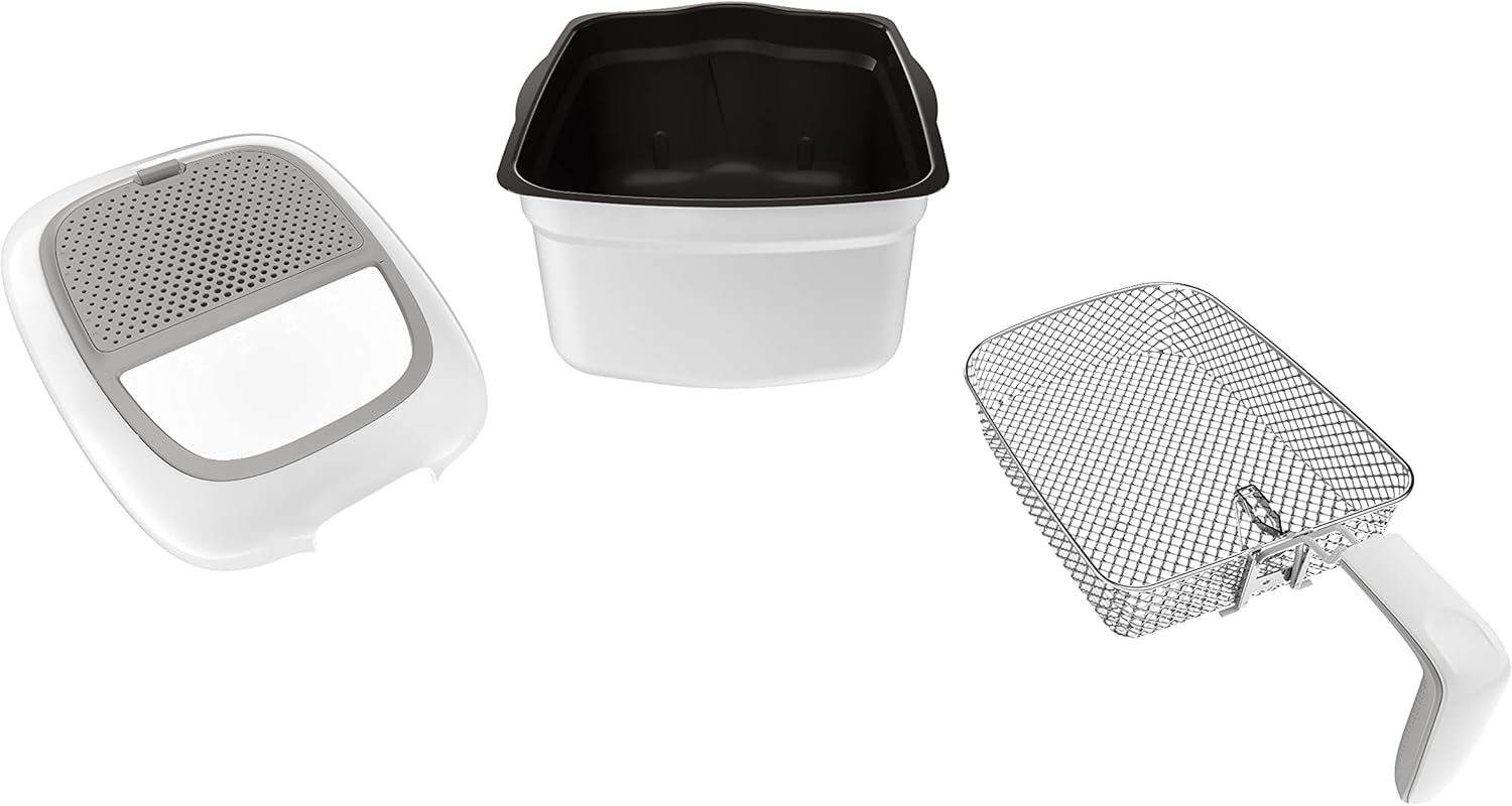 Tefal Super Uno Access Fritteuse, Fassungsvermögen 2,2 l, spülmaschinenfeste Teile, Geruchsfilter. Haushaltsgeräte Naty Shop