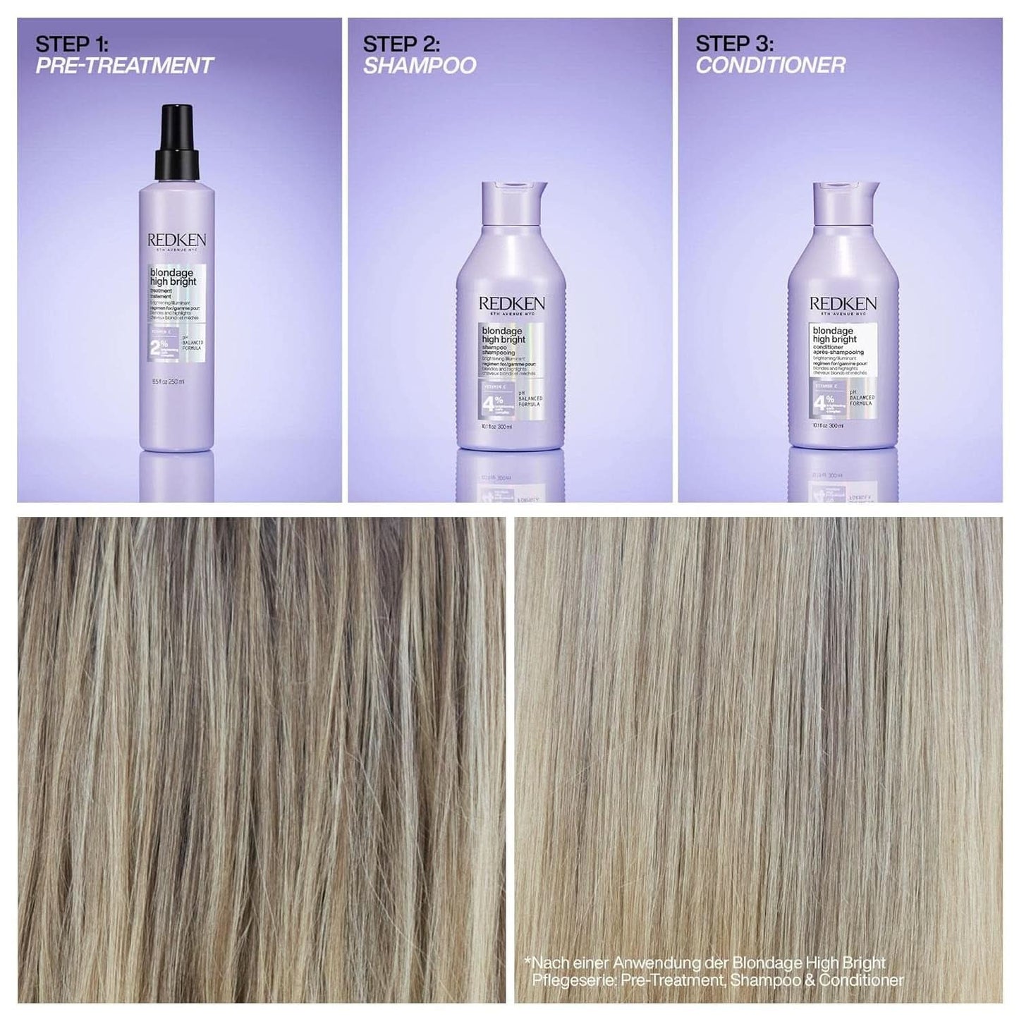Redken, Shampoo für blondes Haar Naty Shop Dusche und Bad