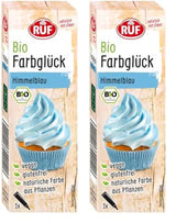 RUF Bio-Lebensmittelfarbe Zuckerwatte rosa mit Agavensirup zum Einfärben von Zuckerguss und zum Dekorieren von Kuchen, glutenfrei und vegan, 1 x 25g