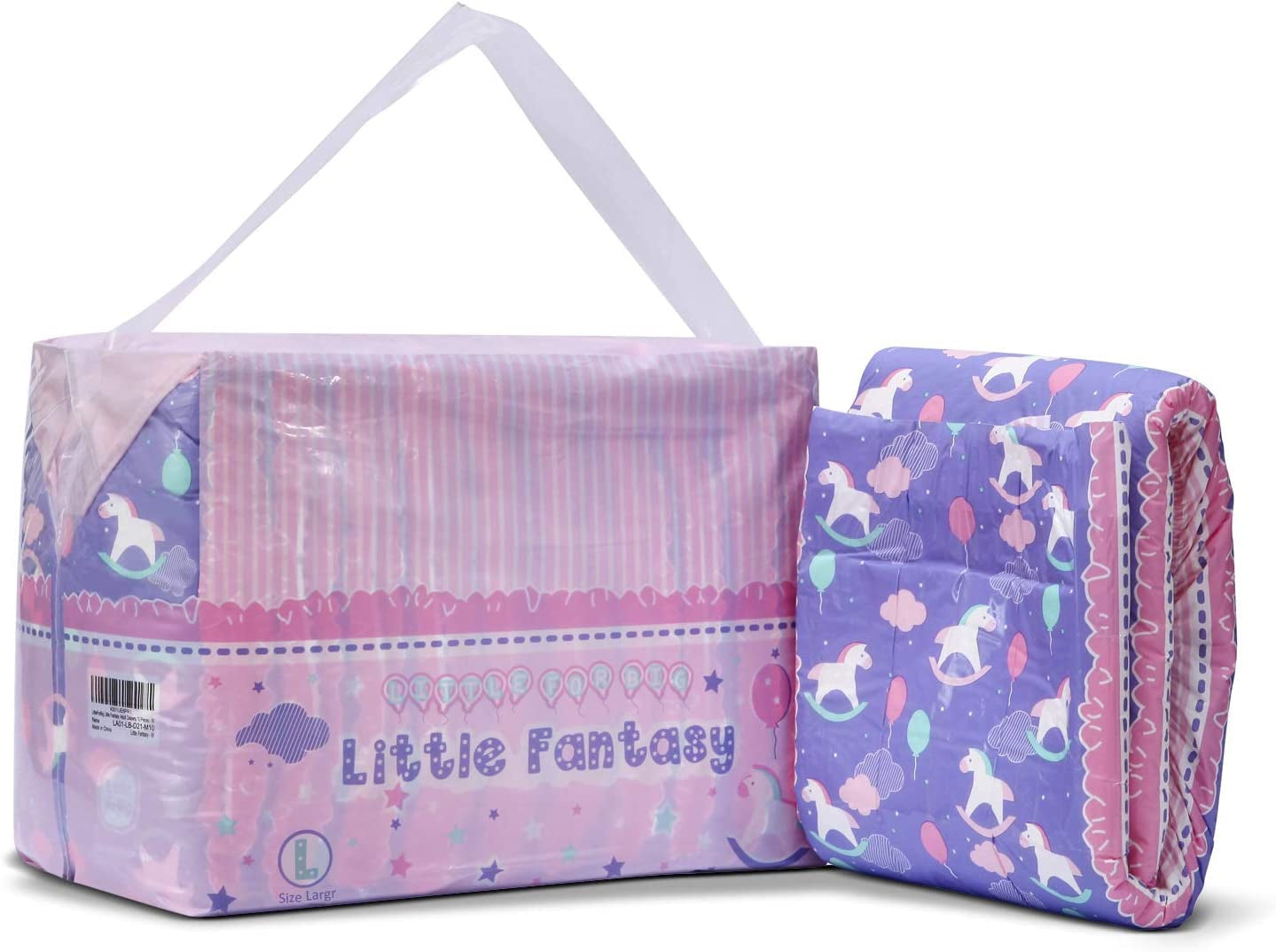 Bedruckte Windeln für Erwachsene, 5500–5800 ml, 10 Stück – Small Fantasy (M)
