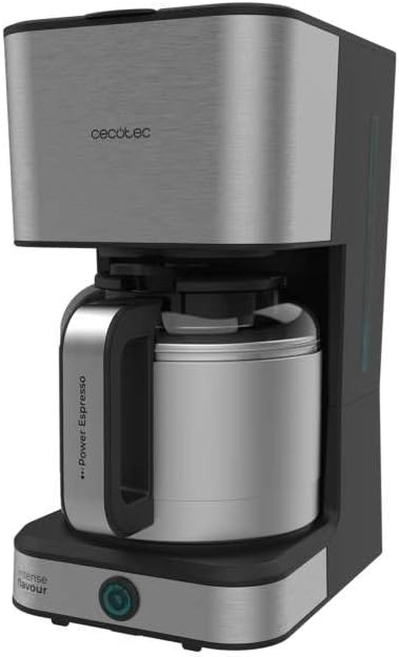 Cecotec Coffee 66 Drop & Thermo Filterkaffeemaschine, 950 W, 1,2 l, 10 Tassen, ExtremeAroma-Technologie, Anti-Tropf-Funktion, Wasserstandsanzeige, wiederverwendbarer Hauptfilter, Überhitzungsschutz