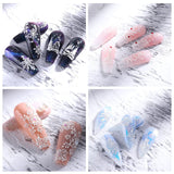4 Blatt 3D Nagelsticker Weihnachten Nagelaufkleber Christmas 5D Stereoskopisch Selbstklebend Schneeflocke Schneemann Nail Art Sticker Dekoration Nageldesign Zubehör
