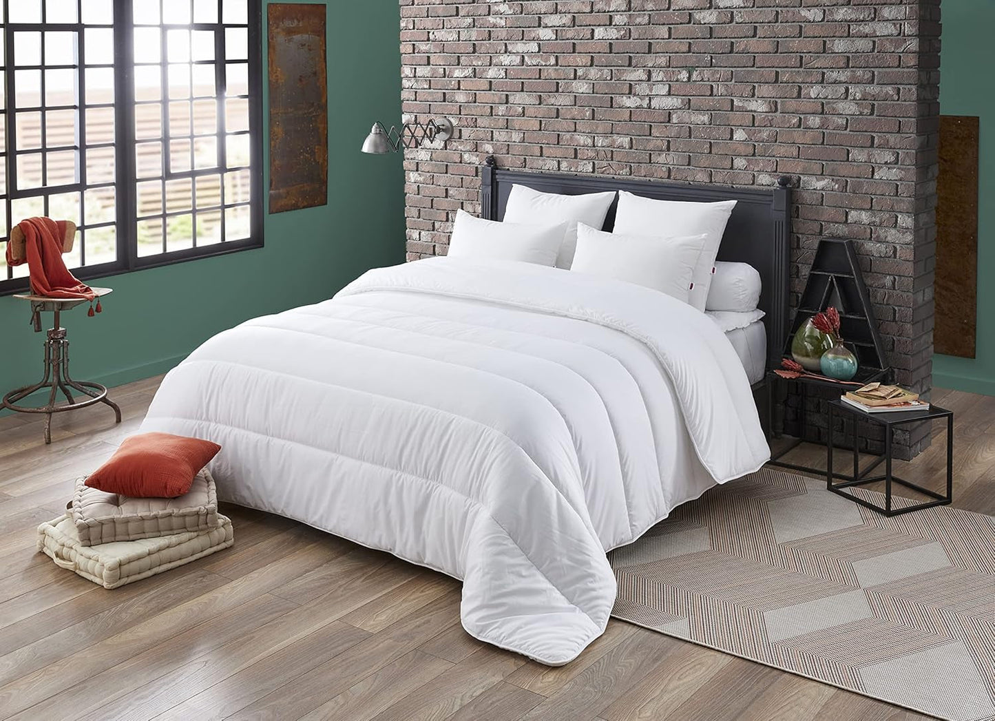 DODO Couette Bettdecke Arizona, leicht, Polyester, weiß, 140/200 Bettdecken und Steppdecken Naty Shop 140/200