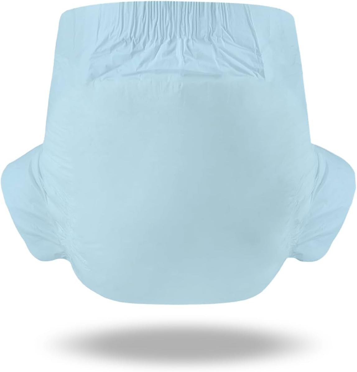 CutiePlusU Windeln für Erwachsene, trockene Oberfläche, maximale Saugfähigkeit über Nacht, Einweg-Inkontinenzwindel – Blau, 2er-Pack (Mittel 71–96 cm)
