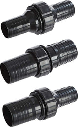 Schlauchverbinder Oase 2", schwarz - aus PVC-Material, zum Verbinden von Schläuchen mit 2", Durchmesser 50 cm