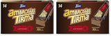 Waffeln mit dunkler Schokolade Tirma 70% Kakao | Ohne Zuckerzusatz | Geeignet für Keto-Diäten | Low Carb | Für Diabetiker Schokoladenwaffeln im Multipack | 3 Stück | 64,5 g