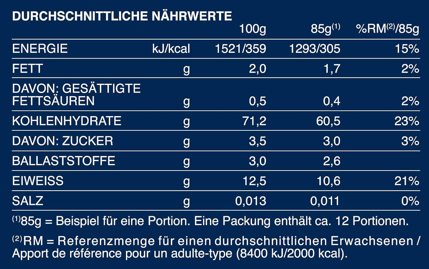 Barilla-Hartweizennudeln Maccheroni n. 44 – 1er-Packung (1x1kg)