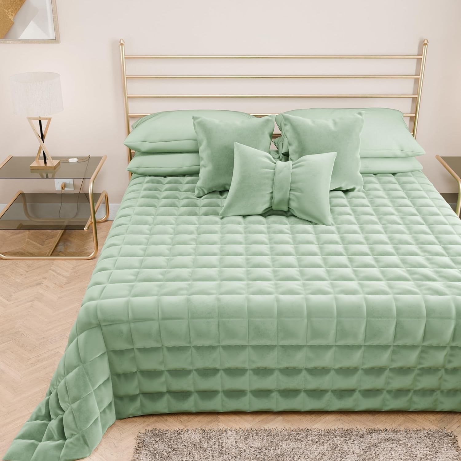 PETTI Artigiani Italiani – Einzelbettbezug, doppelseitige Bettdecke, Federkerndecke, Mitternachtsblau, Weiß, 100 % Made in Italy