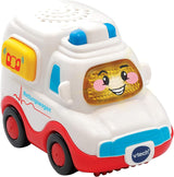 Vtech TUT TUT Baby Flitzer – Krankenwagen – Spielzeugauto mit Musik, Lichtknopf, interessanten Sätzen und Geräuschen – für Kinder im Alter von 1–5 Jahren, 8,8 x 5,5 x 7 cm. Bebe Toys Naty Shop Standardtitel