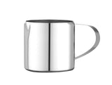 HENDI Mini-Milchbecher, gerades Design, solider Griff, Sahnekännchen, kleiner Milchkännchen, Milchaufschäumer, Schlagsahnekännchen, Schlagsahnekännchen, 120 ml, ø55 x (H) 55 mm, Edelstahl