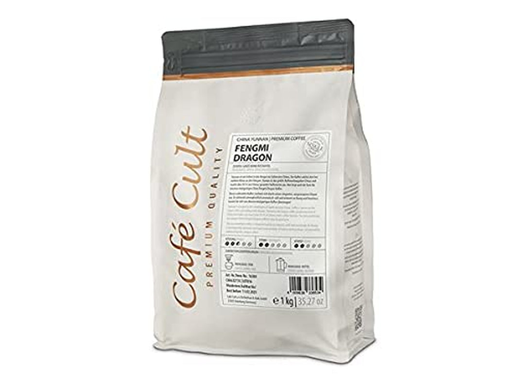 NEUER China-Kaffee „Yunnan Fengmi Dragon“ im 1-kg-Beutel, ganze Bohnen