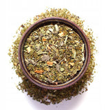 Original brasilianisches Cannabis 50 g ● Yerba Mate-Tee mit Hanfmehl und Salbei ● Mate-Tee aus Mate-Blättern ● Zitronenschale und Zitronengras ● Yerba Mate-Loseblatt-Tee 50 g