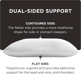 TEMPUR-PEDIC Symphony-Kissen aus Memory-Schaum, luxuriös, weich, Standard, weiß Standardkissen Naty Shop