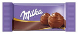 Milka Naps Mix 1 X 1.702 Kg, Mini-Schokoladentäfelchen Aus Alpenmilch, Erdbeer, Haselnuss Und Crème Au Cacao Naty Shop