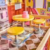 Kidkraft Kayla Holzpuppenhaus mit Möbeln und Zubehör, 3-stöckiges Spielset für 30-cm-Puppen, Spielzeug für 3-Jährige, 65092 – Exklusiv im Naty Shop von Amazon Dollhouses