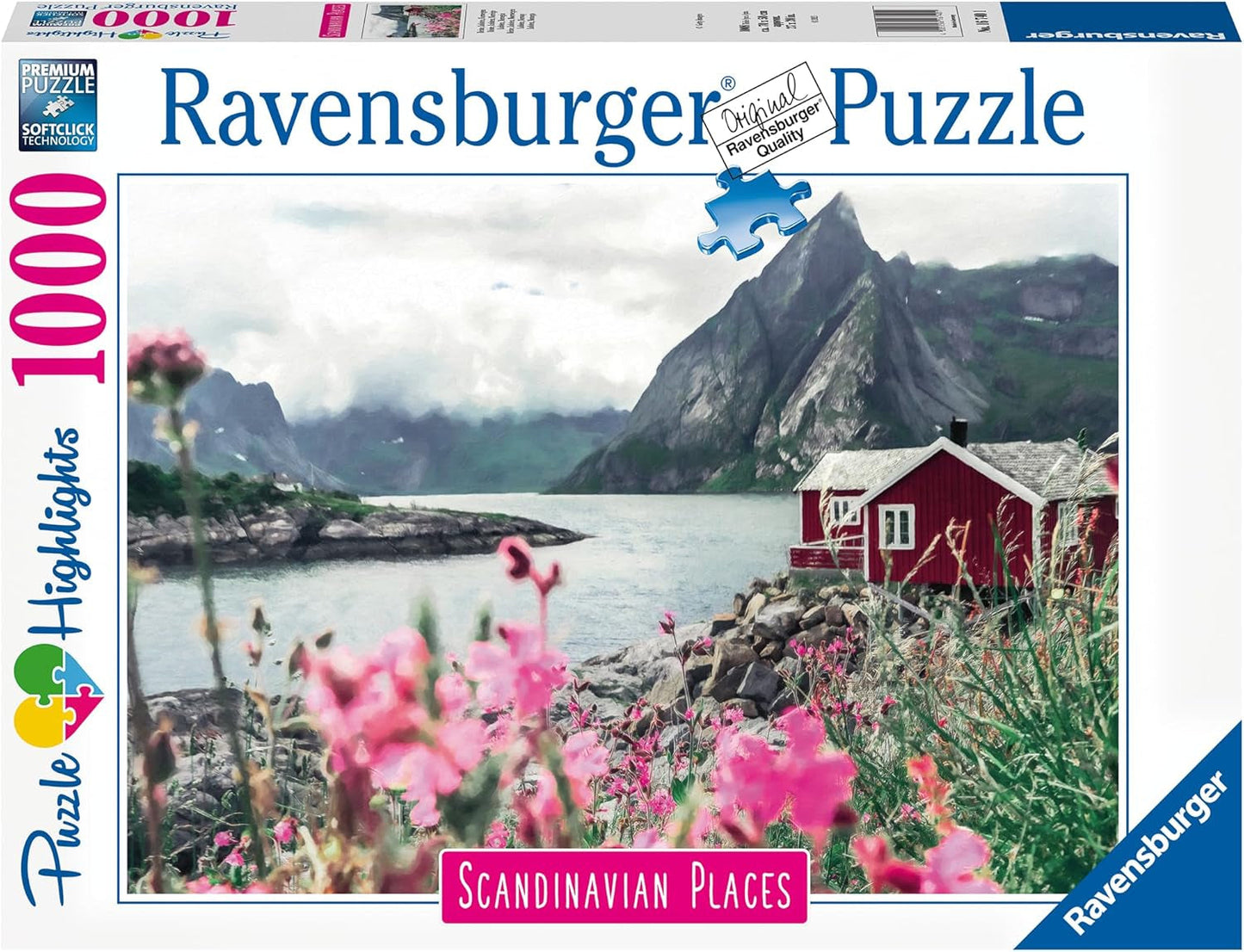 Ravensburger Puzzle Scandinavian Places 16740 – Reine, Lofoten, Norwegen – 1000-teiliges Puzzle für Erwachsene und Kinder ab 14 Jahren. Puzzle Naty Shop