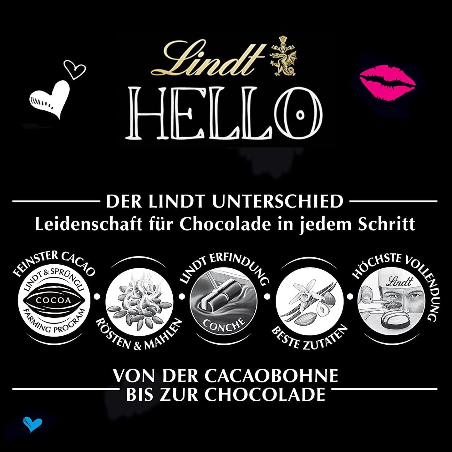 HALLO gesalzene Karamellschokolade | Riegel 100g | Milchschokolade mit Salzkaramellfüllung | Schokoriegel | Schokoladengeschenk (5er-Pack)