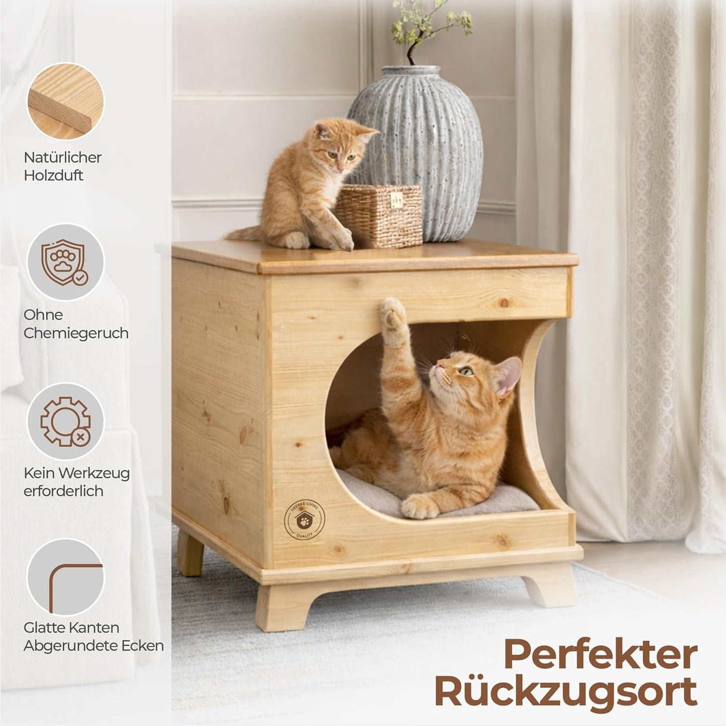 Decken und Möbel, Haustiere, Höhlen und Häuser, Katzen, Betten für Katzen, Katzenbetten, Matratzen