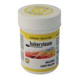 Bakeryteam Lebensmittelfarbgel zum Zuckerguss, hellgelb, 35 g