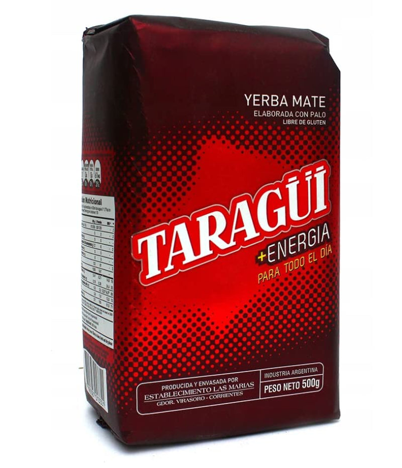 Mate Energy Koffein-Teeset | Yerba Mate Taragui Energietee 500 g | Koffein-Mate-Tee | Alternative zu koffeinhaltigen und Energy-Drinks | Yerba Mate Tee mit ganzen Blättern 1 kg