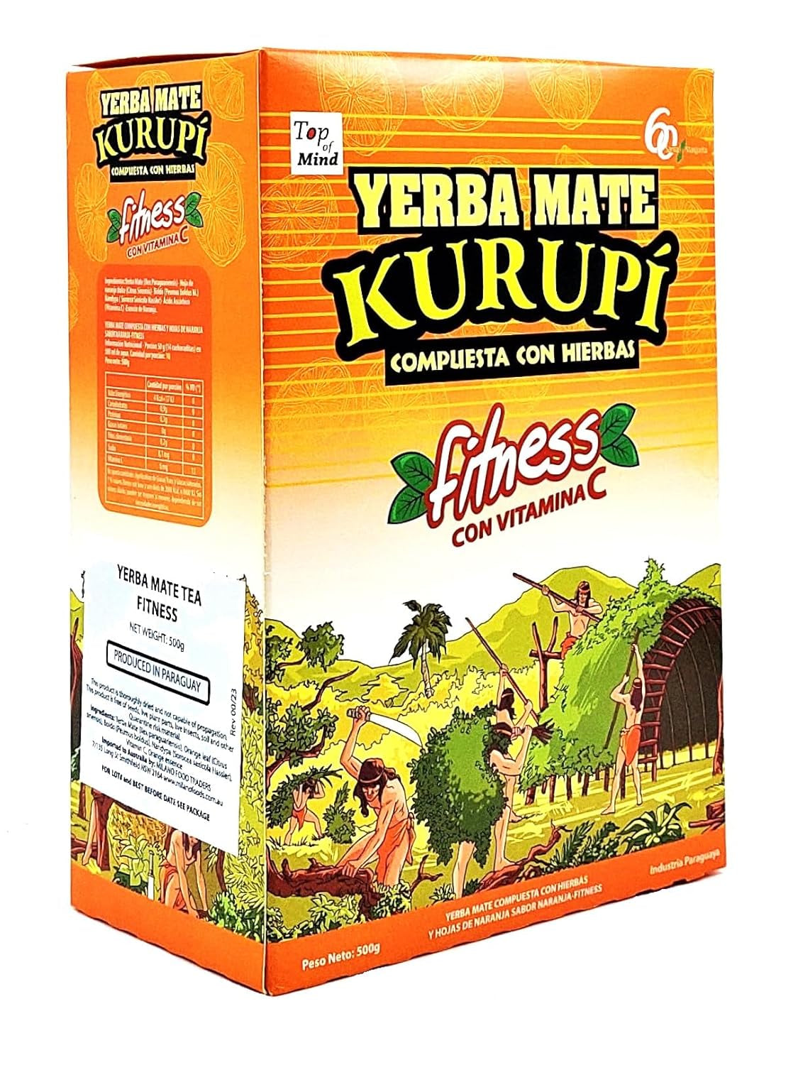 Yerba Mate Tee 500G |  Fitness 500G | Yerba Mate-Kräutertee