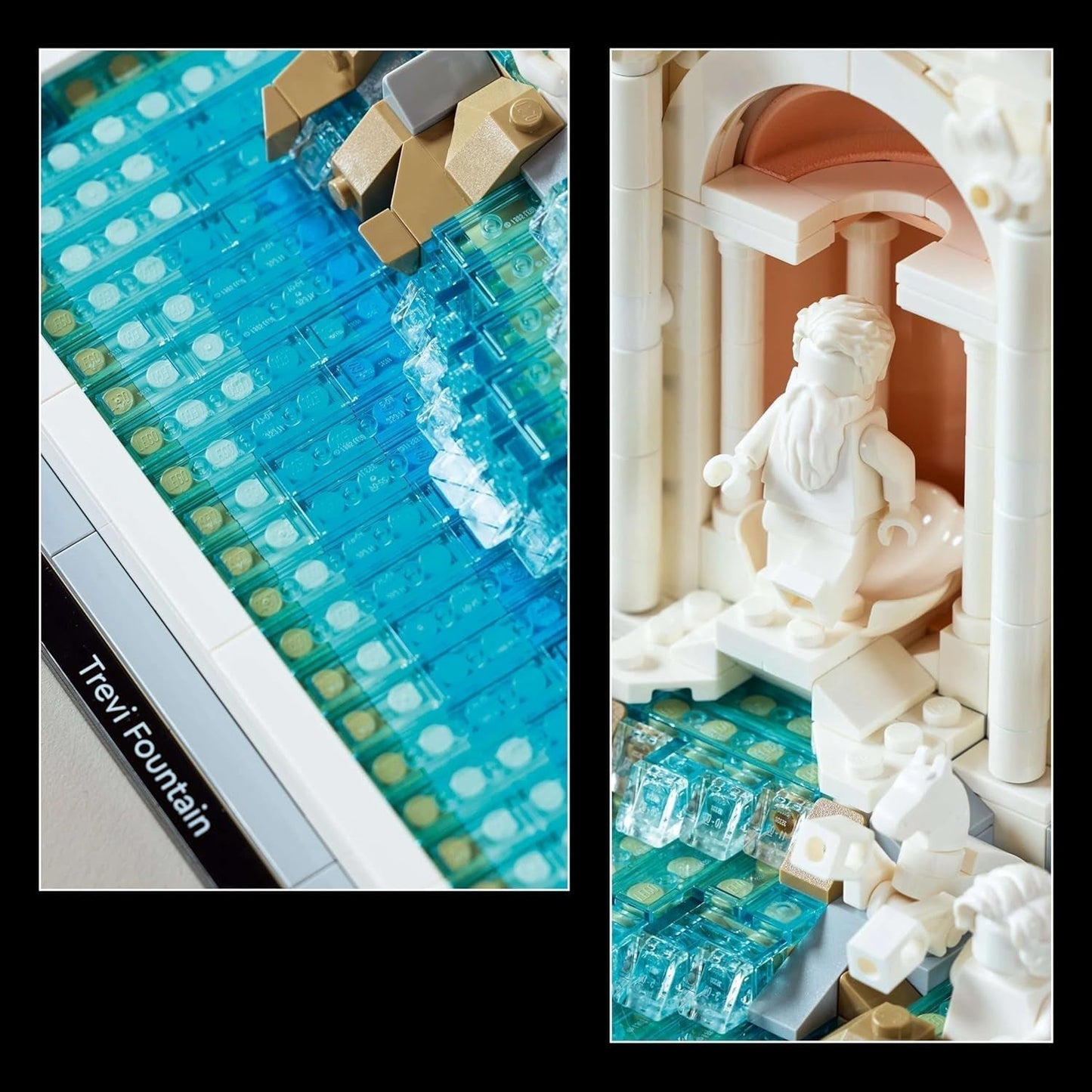 LEGO Architecture Trevi-Brunnen – Modell eines Wahrzeichens in Rom mit Minifiguren-Skulpturen – Sammelstück für Büro und Wohnzimmer – Geschenk für Erwachsene und Architekturliebhaber 21062 Bausets Besuchen Sie den LEGO-Store