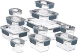 Amazon Basics Tritan-Frischhaltedose mit Verschluss, 11er-Pack, (11 Boxen + 11 Deckel), durchsichtige Frischhaltedosen Naty Shop 11er-Pack
