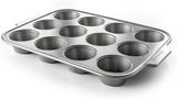 Backformen und Muffinblech aus aluminisiertem Stahl von Kitchenaid, antihaftbeschichtet, ofenfest, spülmaschinenfest, Grau, Naty Shop Backformen und -bleche