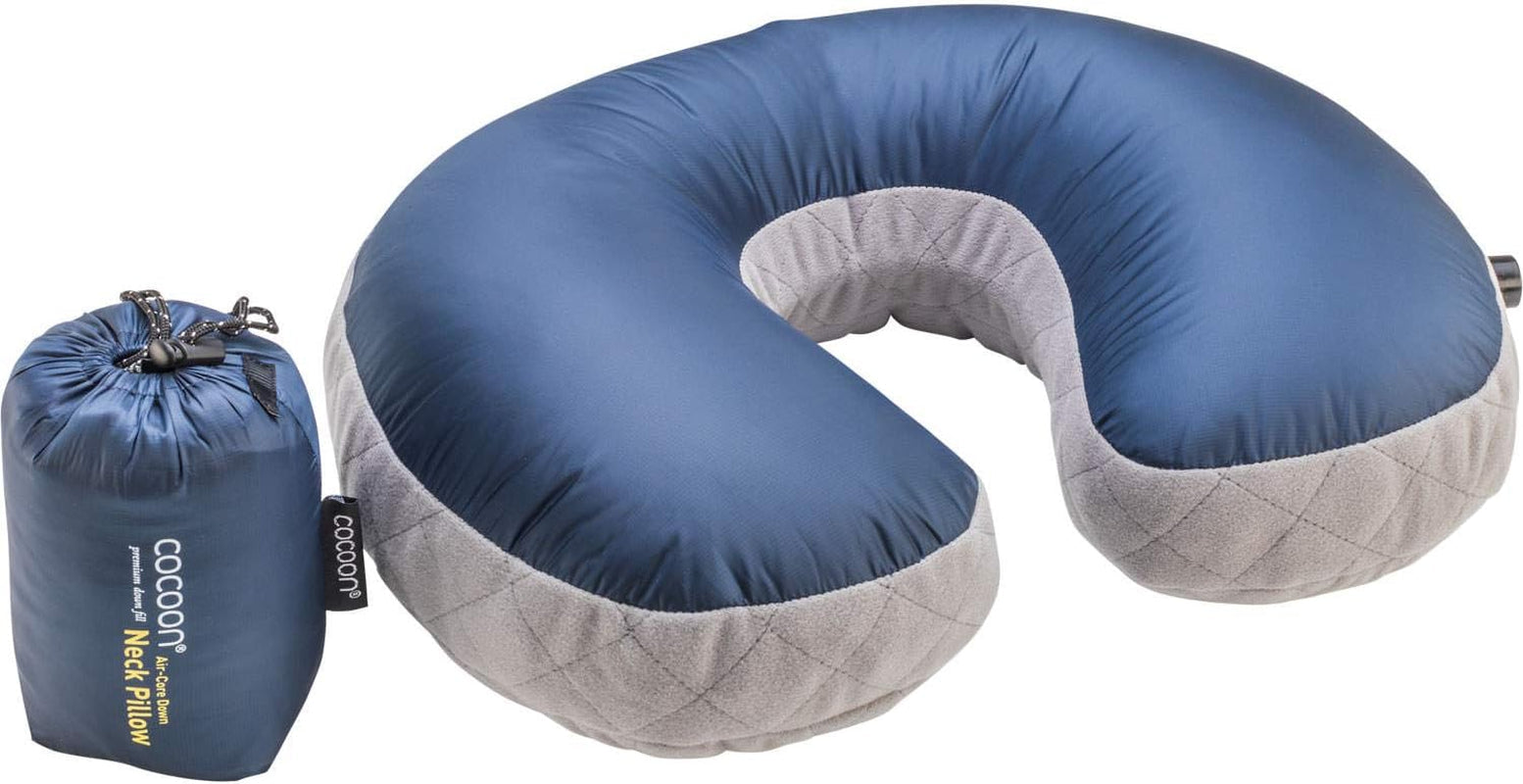 Cocoon Daunen-Nackenkissen, U-förmiges Nackenkissen – 38 x 27 x 11 cm, orthopädische Halskissen, Naty Shop-Standardtitel