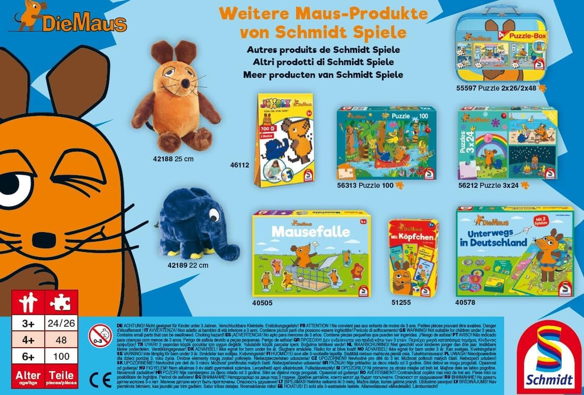 Die Maus im Dschungel (Kinderpuzzle) Puzzle Naty Shop