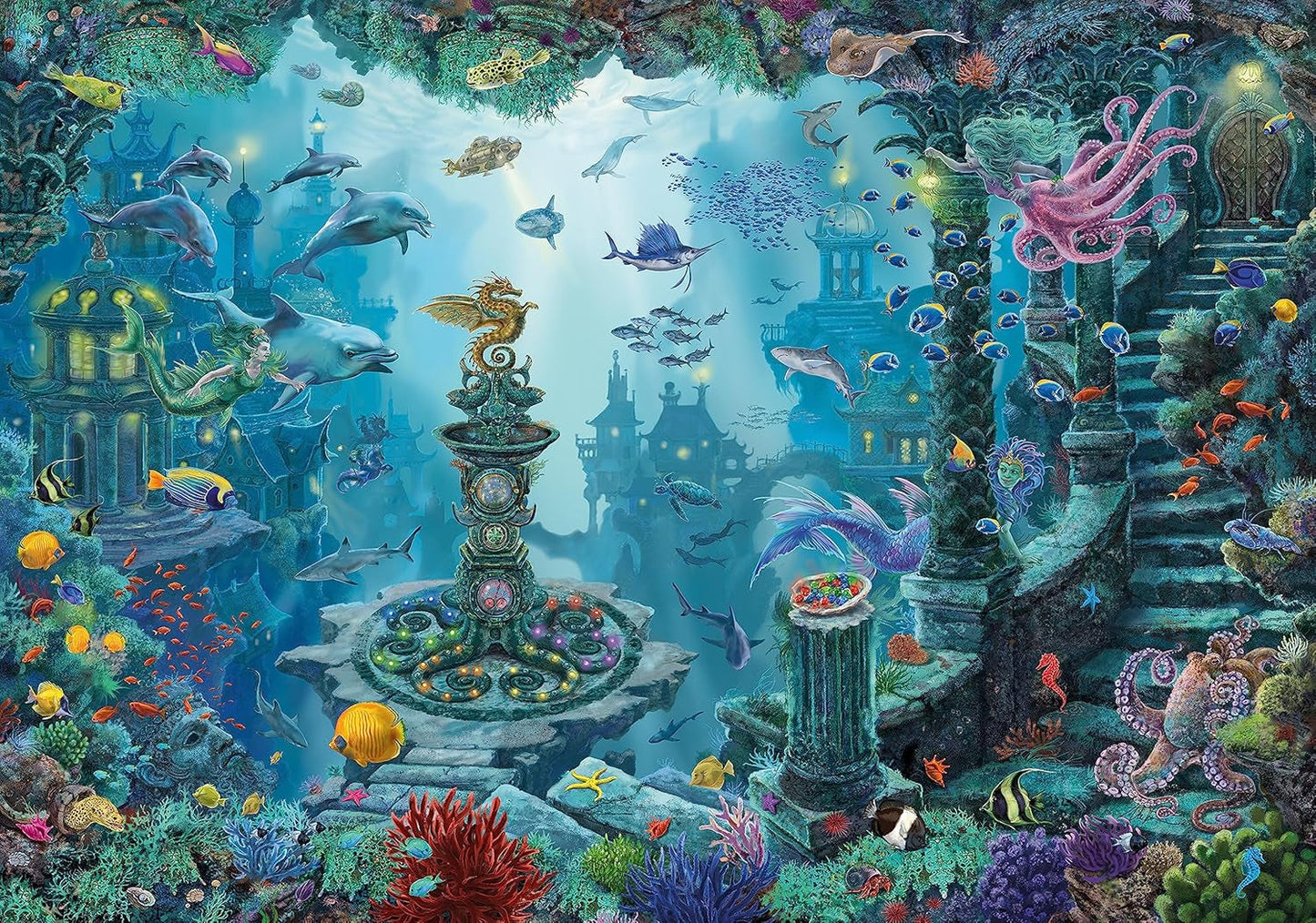 Ravensburger EXIT Puzzle Kids – 13394 Im Unterwasserreich – Puzzle 368 Teile für Kinder ab 9 Jahren, Kinderpuzzle Puzzle Naty Shop