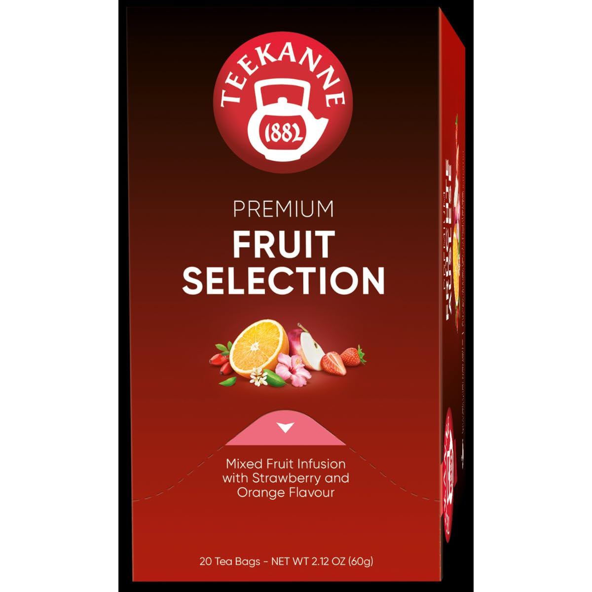 Teekanne Premium Fruit Selection, 5er Pack (5 x 20 Teebeutel), 5 x 60g