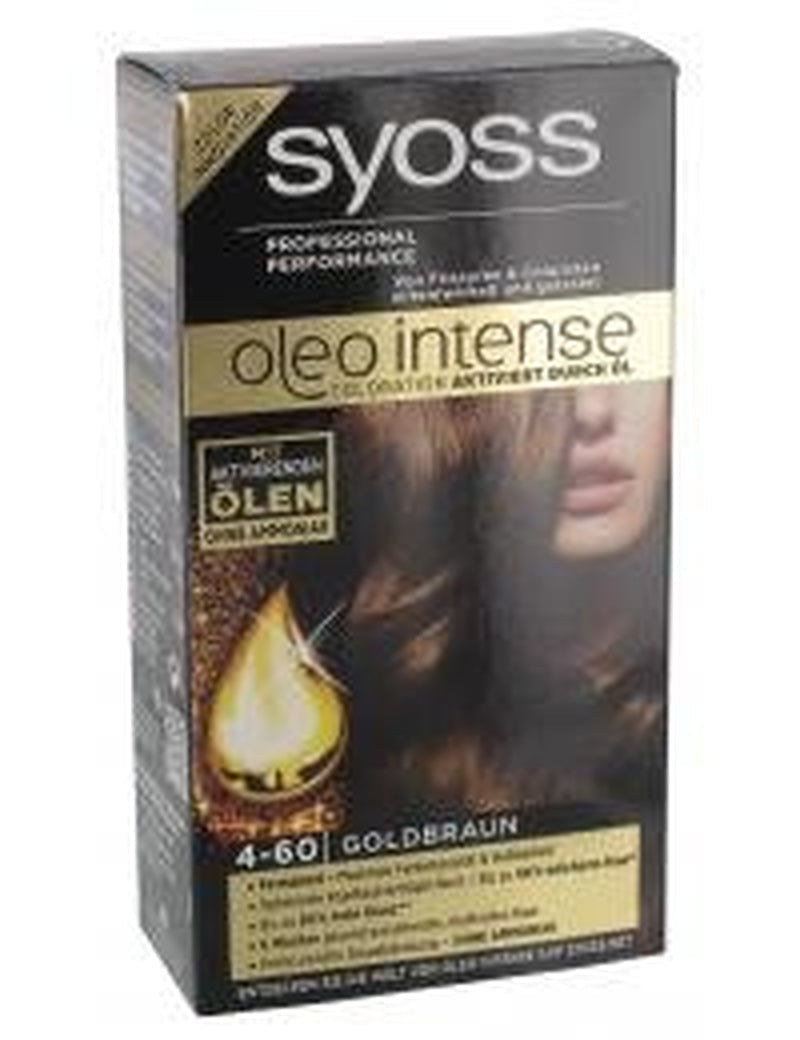Syoss Oleo Intense Coloration 5-86 Sweet Brown 3er Pack (3 x 1 Stück) Naty Shop Haarfarbe Golden Brown 1 Stück (1 Packung)