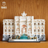 LEGO Architecture Trevi-Brunnen – Modell eines Wahrzeichens in Rom mit Minifiguren-Skulpturen – Sammelstück für Büro und Wohnzimmer – Geschenk für Erwachsene und Architekturliebhaber 21062 Bausets Besuchen Sie den LEGO-Store