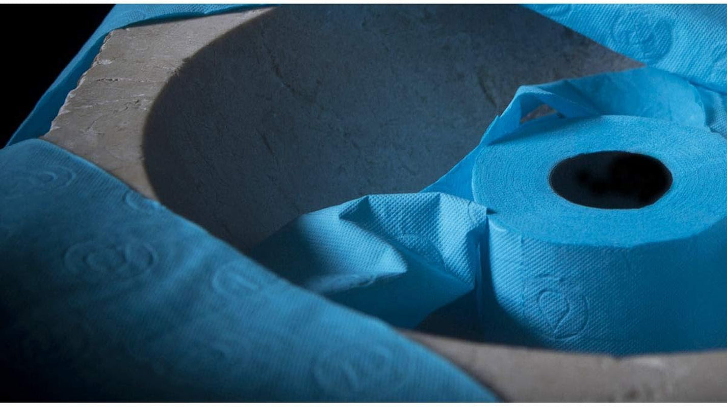 RENOVA Toilettenpapier, blau, Geschenkpackung, 2 Rollen (200064206)
