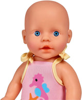 Simba 105030172 – Badepuppe für Neugeborene, Vinylpuppe im Badeanzug mit Schwimmbrille, 30 cm, Puppe, ab 3 Jahren. Puppen Naty Shop