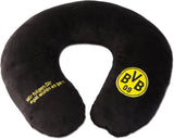 Nackenkissen Borussia Dortmund Unisex Bvb Nakkepude Schwarz/Gelb 34 x 31 5 cm EU Reisekissen Naty Shop Standardtitel