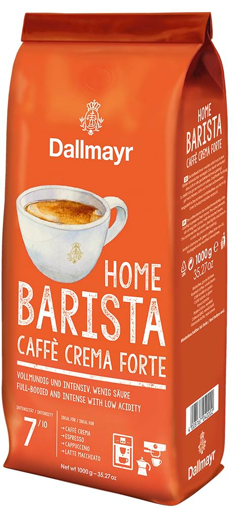 Zu Hause Barista Caffé Crema Forte 1000g ganze Bohnen