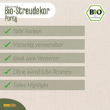 DECOCINO Bio-Dextrose-Vegan-Zuckerstreusel, 60 Gramm Streusel Naty Shop